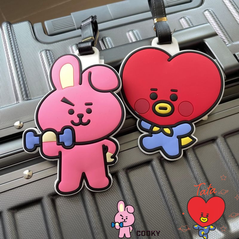 Travel Accessories List - พวงกุญแจการ์ตูน BT21 น่ารัก สไตล์คาวาอี้ ใช้ได้ทั้งชายหญิง ใช้ติดกระเป๋าเดินทาง