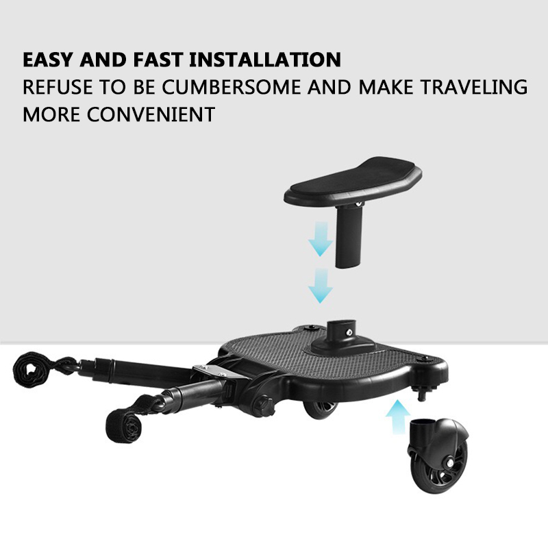 Travel Accessories Manufacturer - รถเข็นเด็กเสริมเหยียบอุปกรณ์เสริมสําหรับรถเข็นเด็กเดินทางรถหางเล็กสมบัติขนาดใหญ่และขนาดเล็กที่นั่งเสริมรุ่นสากล