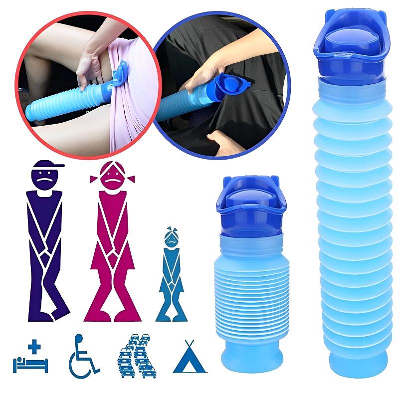 Travel Accessories For Kids - ขวดฉี่แบบยืนพกพาขนาด750มล. สำหรับอุปกรณ์ตกแต่งรถยนต์กระโถนผู้ใหญ่รถหดสำหรับตั้งแคมป์กลางแจ้ง