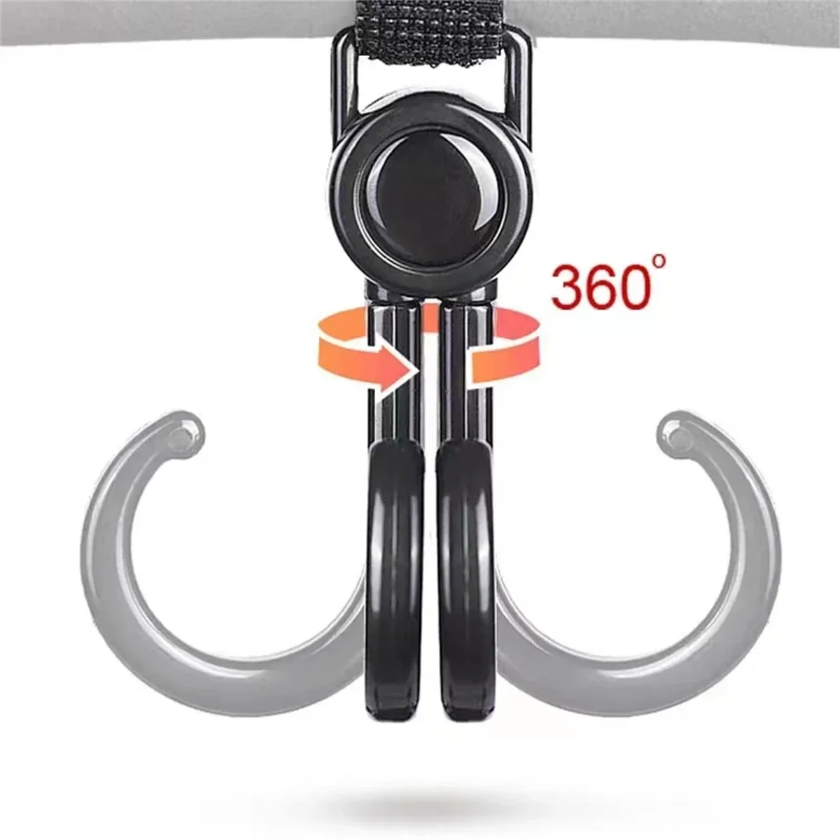 Rotatable Double Hooks รถเข็นเ - Travel Accessories Shops บทวิจารณ์และราคา