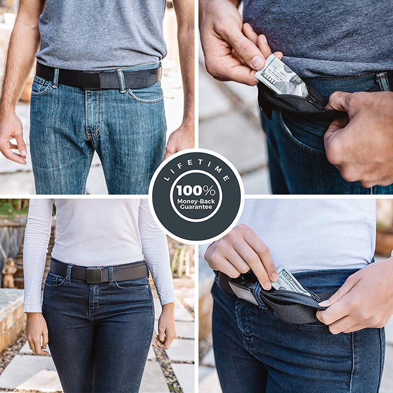 กระเป๋าคาดเอวป้องกันการโจรกรรม - Money Belt Hidden บทวิจารณ์และราคา
