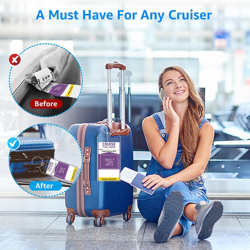 5 ชิ้น ป้ายติดกระเป๋าเดินทางรู - Travel Accessories List บทวิจารณ์และราคา