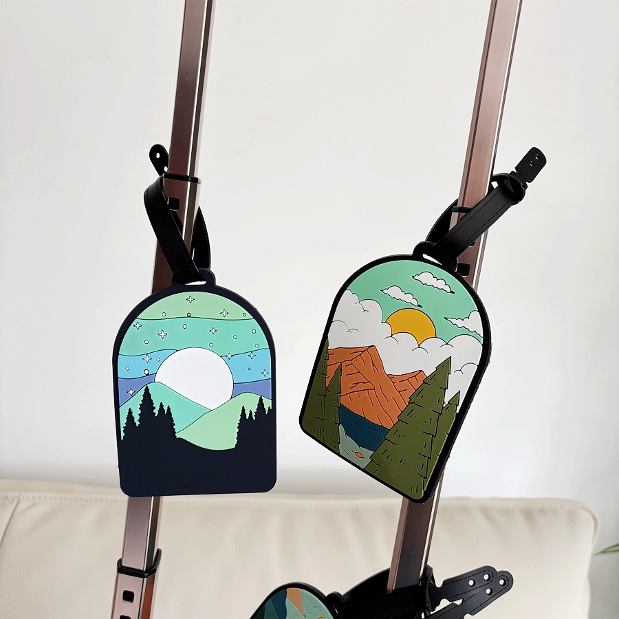 1/3/6 ชิ้นภูมิทัศน์แท็กกระเป๋า - Travel Accessories List บทวิจารณ์และราคา