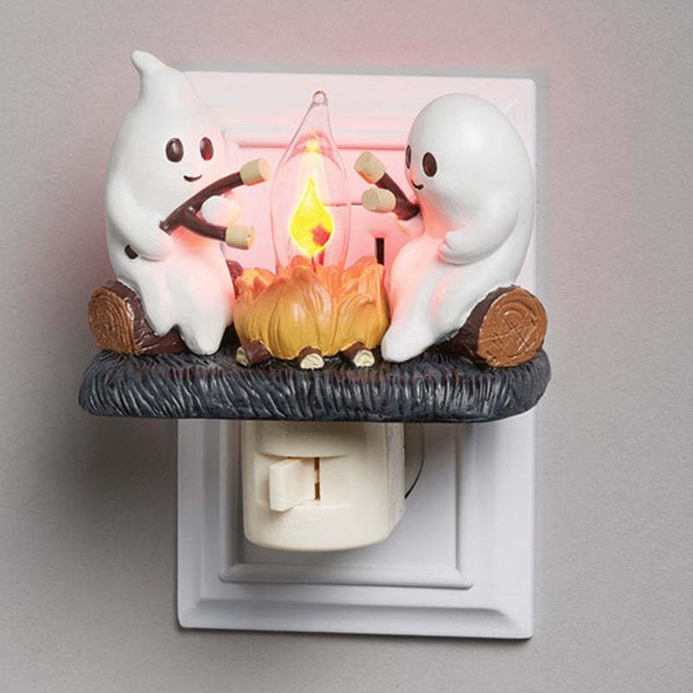 ไฟกลางคืนรูปผีน่ารักปลั๊กการตก - Travel Accessories Uk บทวิจารณ์และราคา