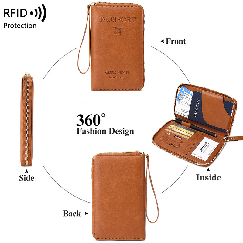 กระเป๋าเก็บบัตรป้องกัน RFID แบ - Travel Accessories Essentials บทวิจารณ์และราคา
