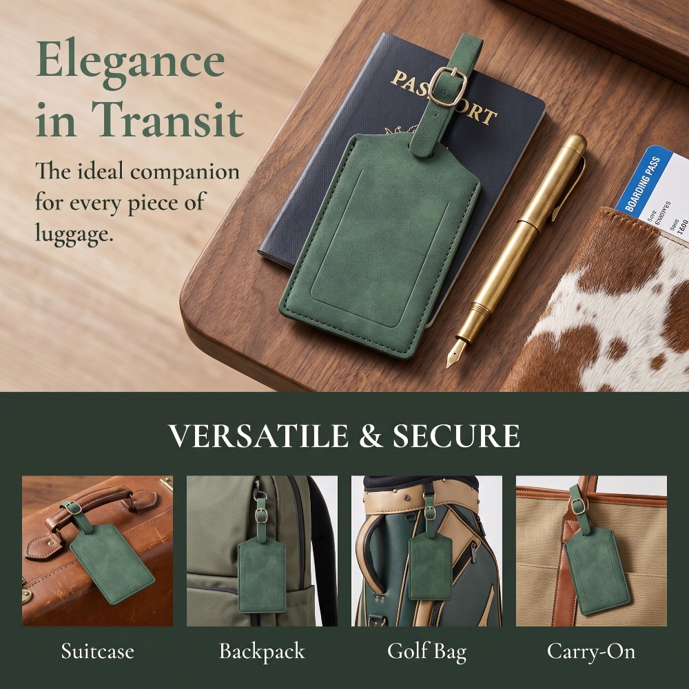 ป้ายติดกระเป๋าเดินทางหนัง PU ป - Travel Accessories List บทวิจารณ์และราคา