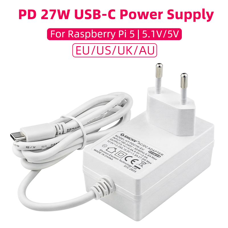 Raspberry Pi 5 5.1V 5A แหล่งจ่ - Travel Accessories Uk บทวิจารณ์และราคา