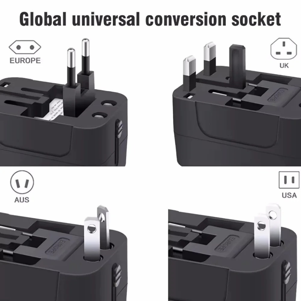 อะแดปเตอร์แปลงปลั๊กไฟสากลแบบออ - Travel Accessories Uk บทวิจารณ์และราคา