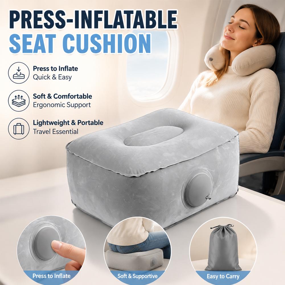 เบาะรองนั่งแบบกดเพื่อพองลมสำหร - Travel Pillow Inflatable บทวิจารณ์และราคา