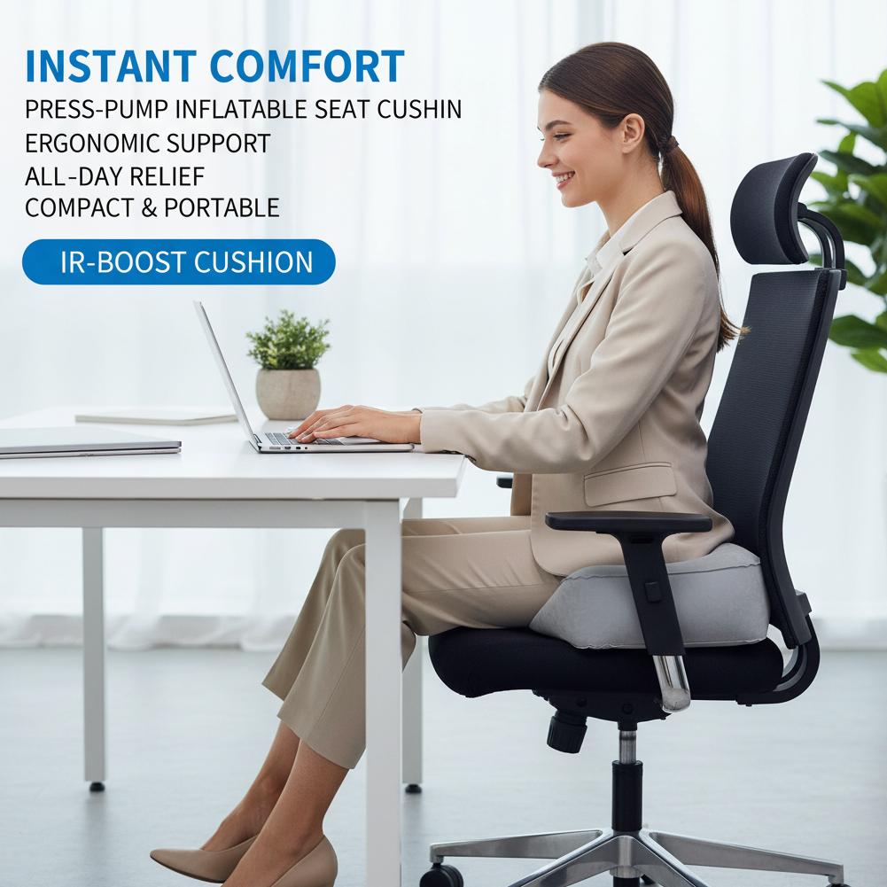 เบาะรองนั่งแบบกดเพื่อพองลมสำหร - Travel Pillow Inflatable บทวิจารณ์และราคา