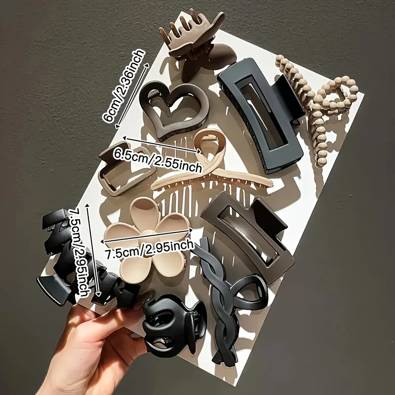 11 ชิ้นคละผมคลิปกรงเล็บอเนกประ - Travel Accessories Shops บทวิจารณ์และราคา