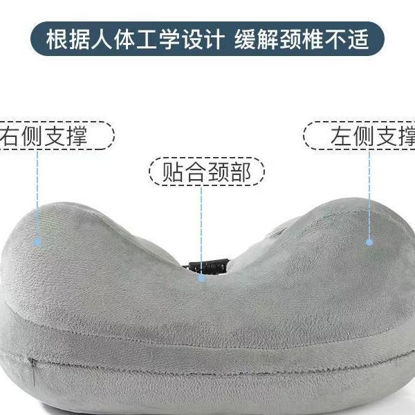 หมอนรองคอคริสตัลฟลีซแบบพกพา ถอ - Travel Pillow Inflatable บทวิจารณ์และราคา