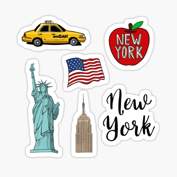 New York Travel Nyc 5PCS สติกเ - Travel Accessories Nyc บทวิจารณ์และราคา