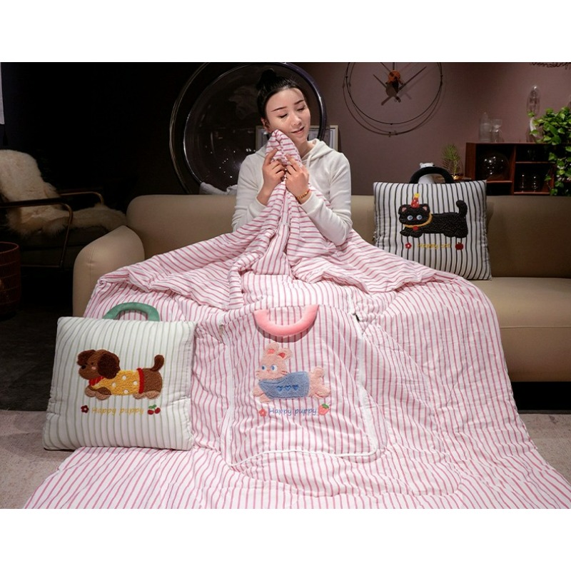 ผ้าห่มลายการ์ตูนแบบ 2-in-1 ใช้ - Travel Pillow Inflatable บทวิจารณ์และราคา