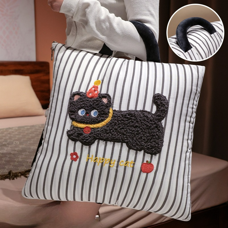 ผ้าห่มลายการ์ตูนแบบ 2-in-1 ใช้ - Travel Pillow Inflatable บทวิจารณ์และราคา
