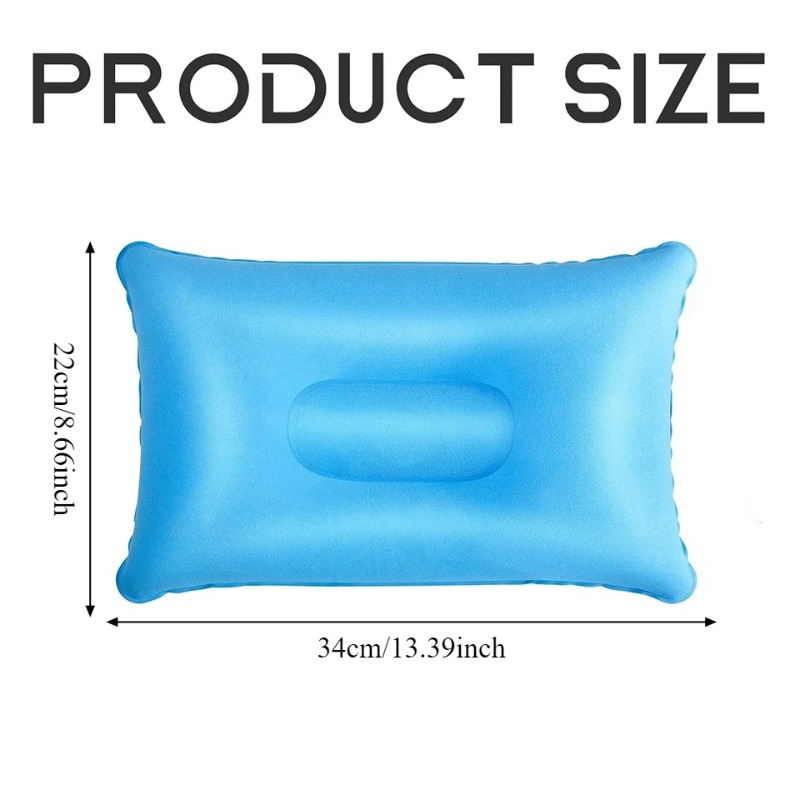 หมอนลมพกพาแบบพับได้สำหรับการเด - Travel Pillow Inflatable บทวิจารณ์และราคา