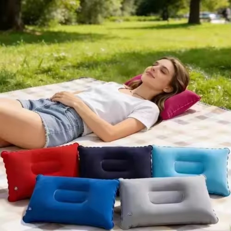 หมอนลมพกพาแบบพับได้สำหรับการเด - Travel Pillow Inflatable บทวิจารณ์และราคา